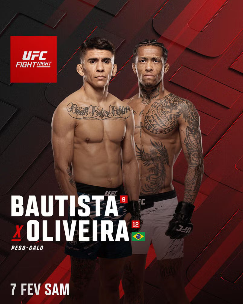 UFC Fight Night: Bautista vs. Oliveira — Prévia Completa do Evento