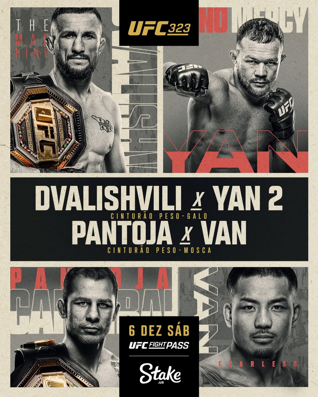 UFC 323 – Dvalishvili vs Yan 2: O Fechamento Explosivo de 2025 no Octógono