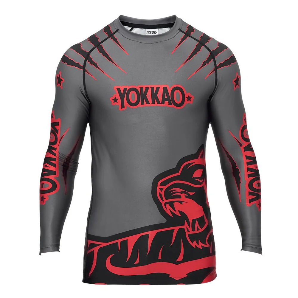 Rashguard Tiger Manga Longa | Yokkao