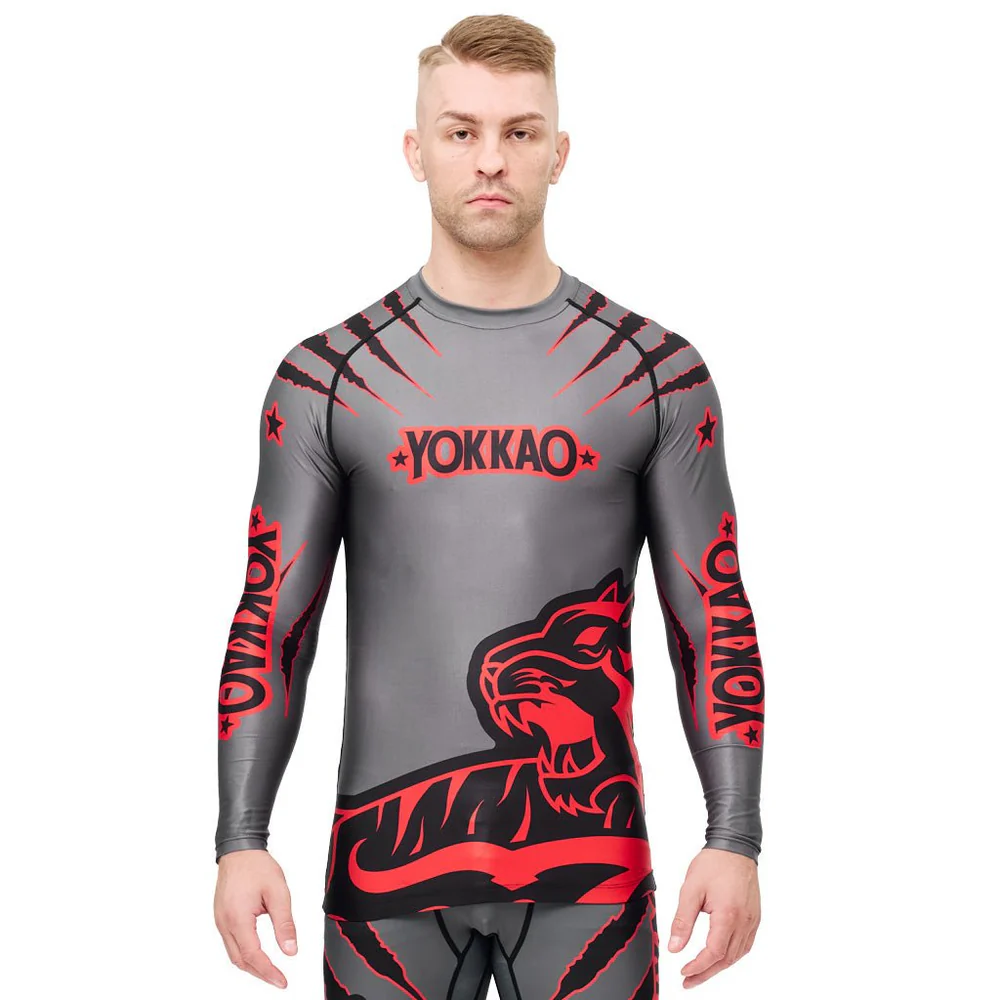 Rashguard Tiger Manga Longa | Yokkao