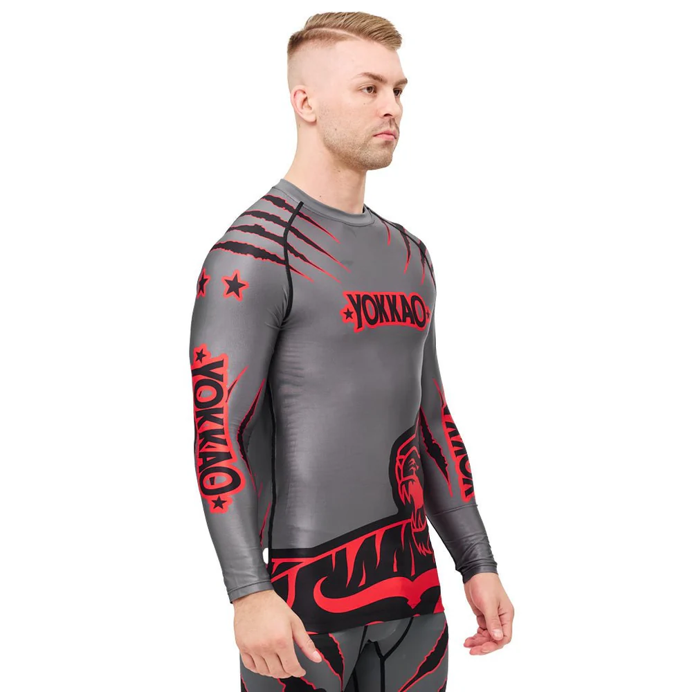 Rashguard Tiger Manga Longa | Yokkao