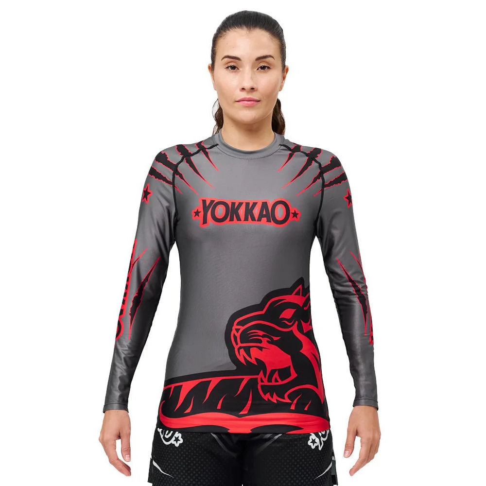 Rashguard Tiger Manga Longa | Yokkao