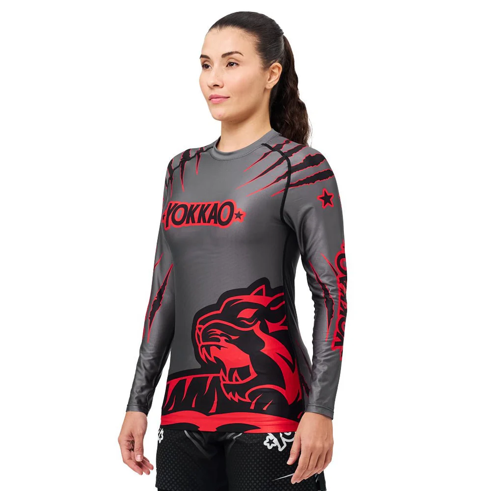 Rashguard Tiger Manga Longa | Yokkao