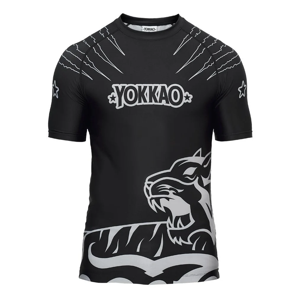 Rashguard Tiger Manga Curta | Yokkao
