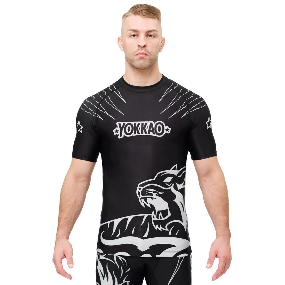 Rashguard Tiger Manga Curta | Yokkao