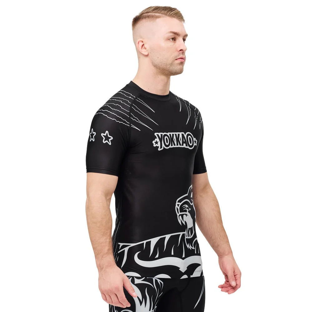 Rashguard Tiger Manga Curta | Yokkao