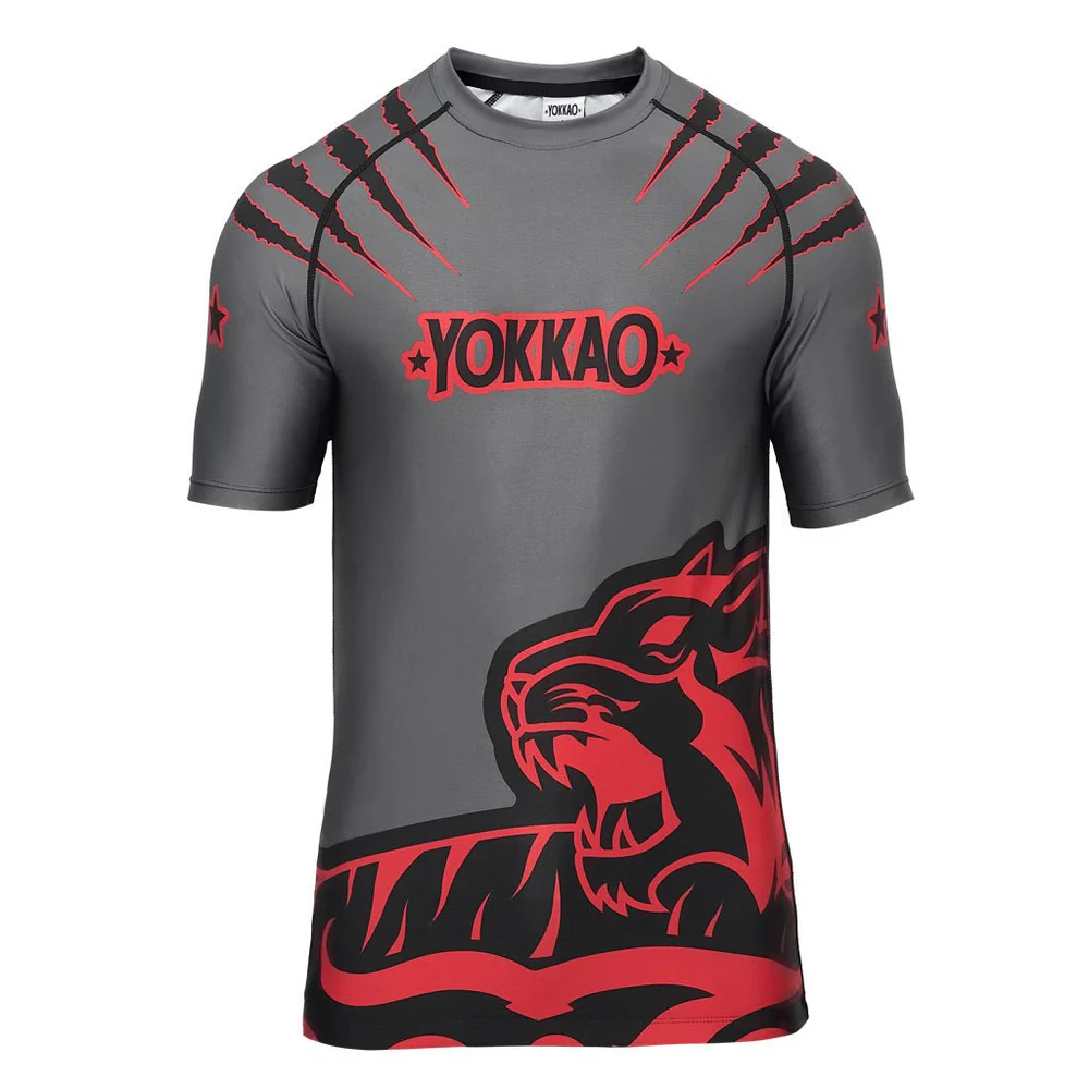 Rashguard Tiger Manga Curta | Yokkao