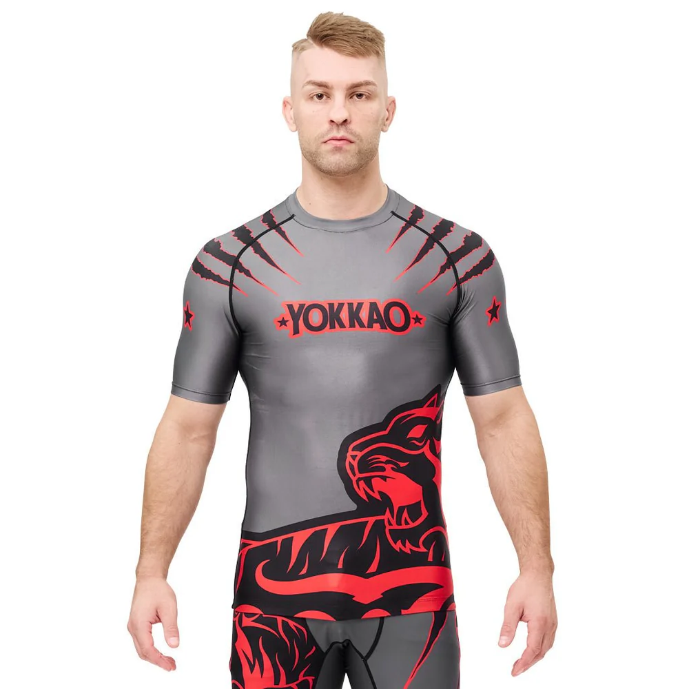 Rashguard Tiger Manga Curta | Yokkao