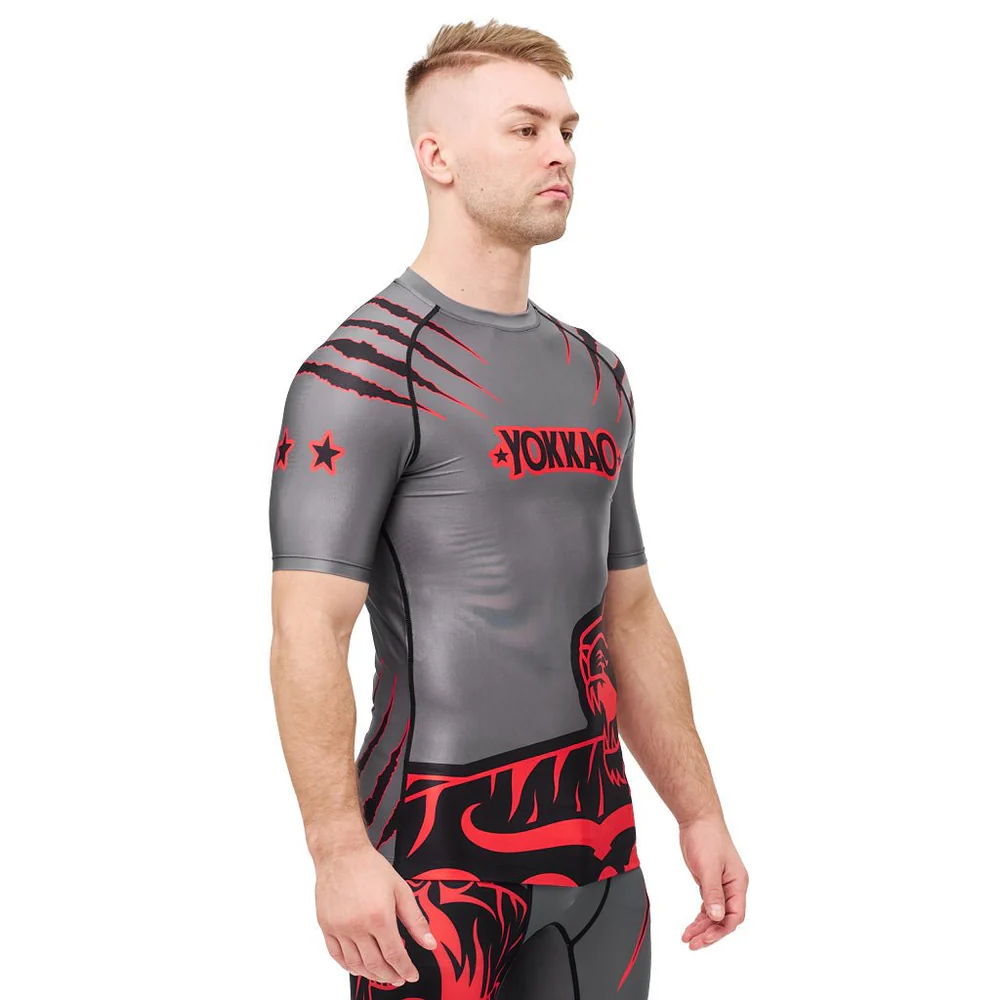 Rashguard Tiger Manga Curta | Yokkao