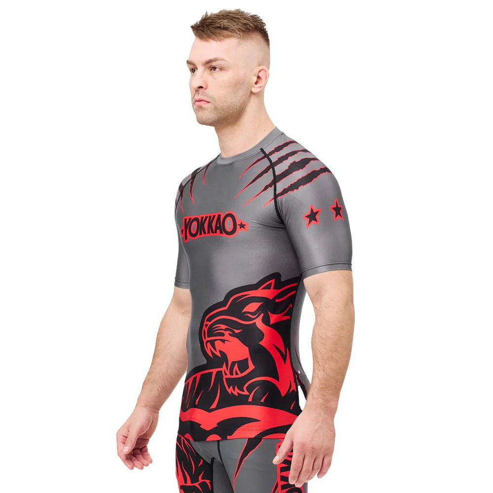 Rashguard Tiger Manga Curta | Yokkao
