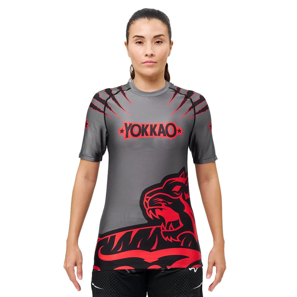 Rashguard Tiger Manga Curta | Yokkao