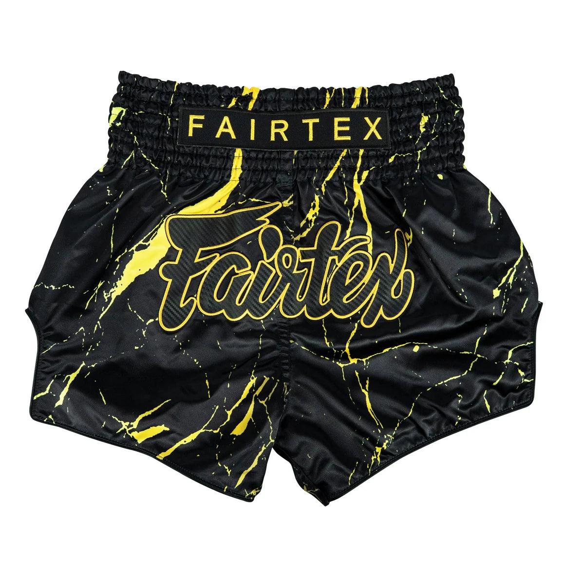 Shorts Muay Thai Fairtex - Black Marble - Thai Shark